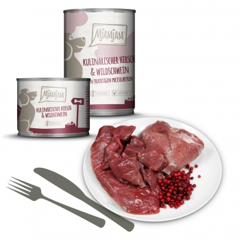 MjAMjAM - kulinarischer Hirsch & Wildschwein an Preiselbeeren 800g